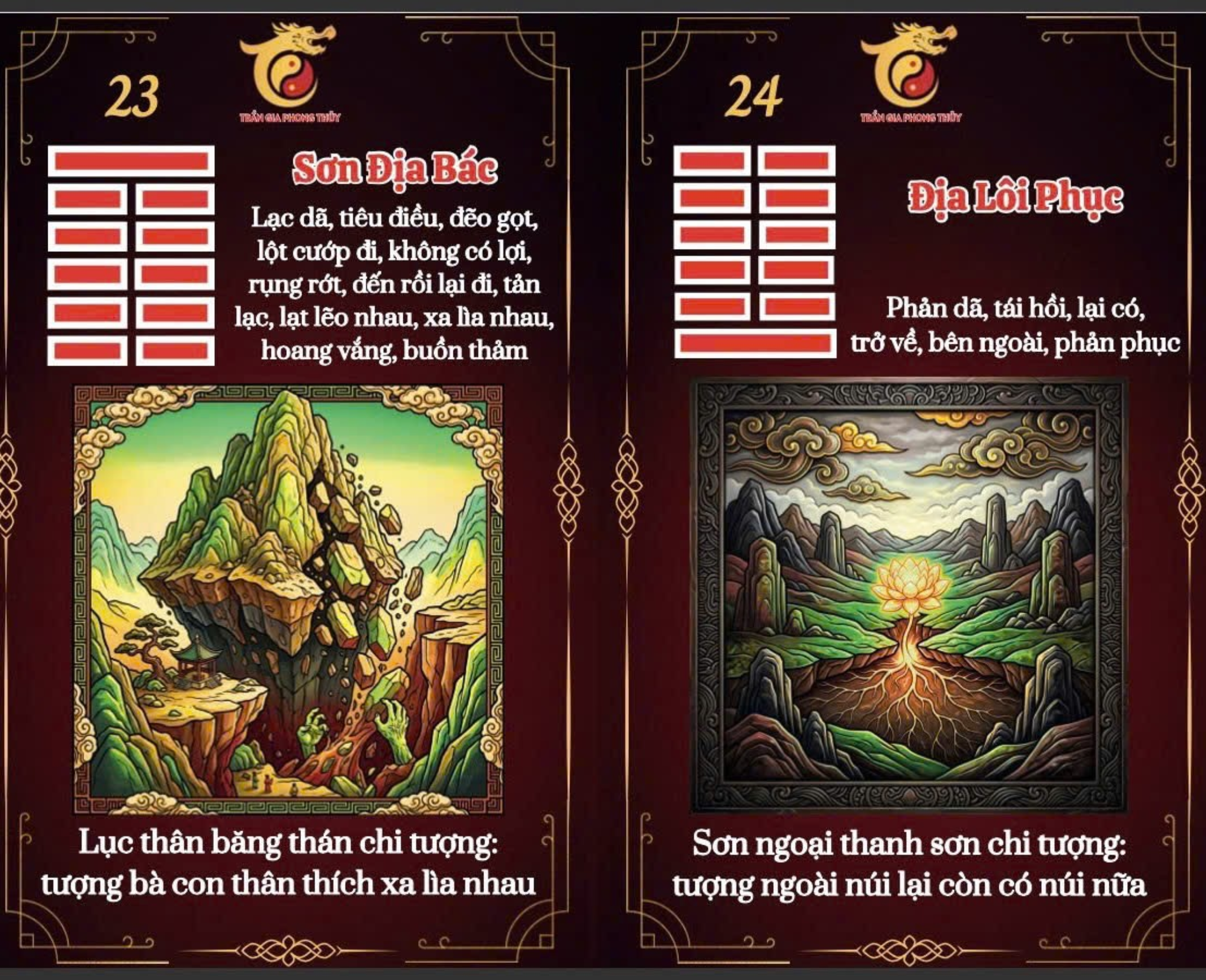 Bộ bài Dịch Lý 64 quẻ